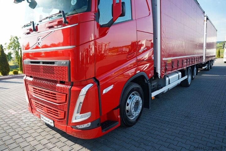 Ciężarówka jumbo VOLVO FH 460 / ZESTAW TANDEM / 120 M3 / PRZEJAZDOWY /