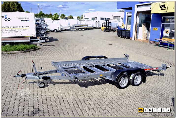 Autotransporter Anhänger TEMA Car Flat 4018 Tandemachser 100 km/h