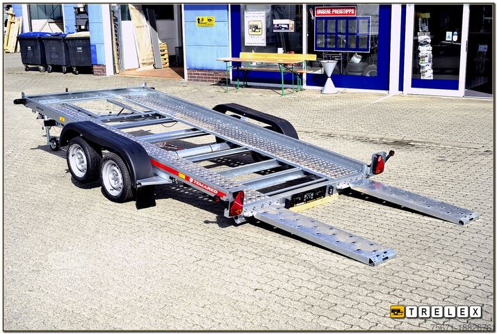 Autotransporter Anhänger TEMA Car Flat 4018 Tandemachser 100 km/h