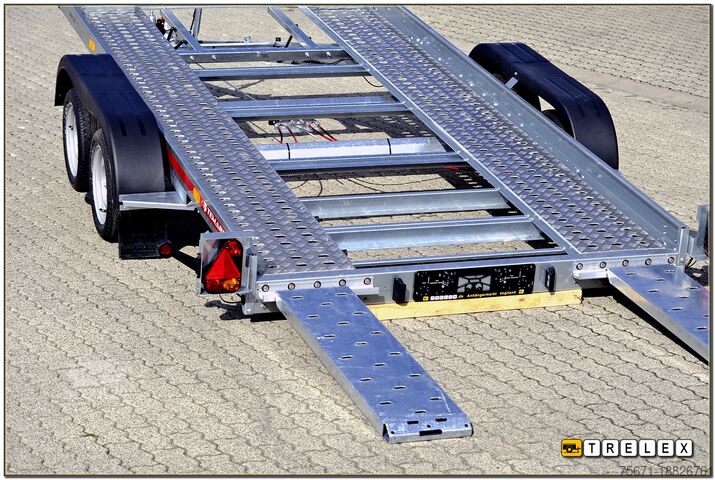 Autotransporter Anhänger TEMA Car Flat 4018 Tandemachser 100 km/h