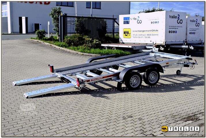Autotransporter Anhänger TEMA Car Flat 4018 Tandemachser 100 km/h