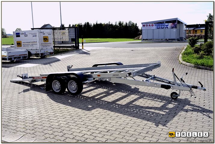 Autotransporter Anhänger TEMA Car Flat 4018 Tandemachser 100 km/h