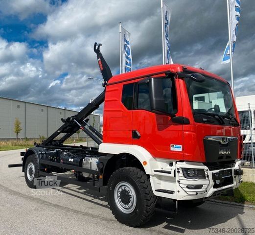 Inne MAN TGM 18.250 4x4 /Abroller/Hiab/NL 9 to/3-Sitze
