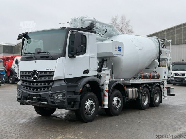 Betonpumpen-LKW MERCEDES-BENZ Arocs 4146 8x4 PUMI SERMAC 4Z32