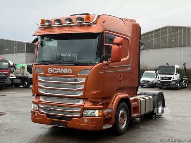 Standard tractor unit SCANIA R490 4x2 SZM Kipphydraulik doppeltkreis