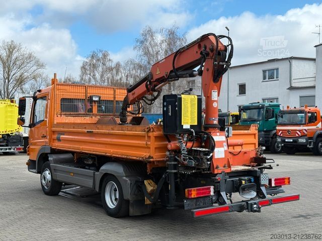 Vrachtwagen met kraanopbouw MERCEDES-BENZ ATEGO 818 4x2 Kipper Kran Atlas 65.2-A3 *Funkst.