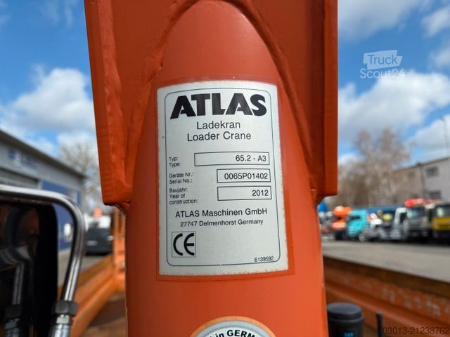 Vrachtwagen met kraanopbouw MERCEDES-BENZ ATEGO 818 4x2 Kipper Kran Atlas 65.2-A3 *Funkst.