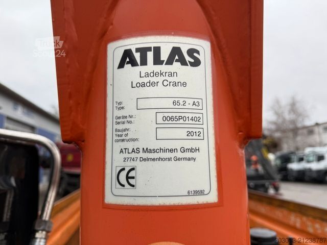 Kiepwagen bestelauto MERCEDES-BENZ ATEGO 818 4x2 Kipper Kran Atlas 65.2-A3 *Funkst.