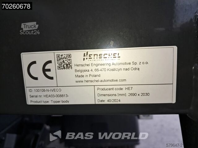 Tipper Iveco Daily 35C21 Neu! 3.0L Automatik Dreiseitenkippe...