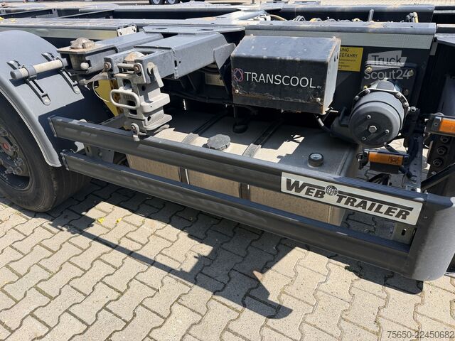 Semirremolque con caja intercambiable web trailer LPRS 24  3 Achs Container- Chassis incl. Generator TranscoolWenig Benutzt