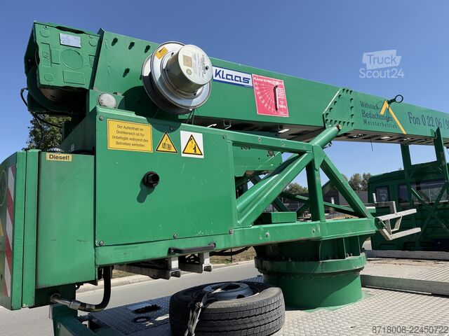 Transportador de conversión especial grúa KLAAS MAN TGL 8.180 KLAASS K26-34 TS Kran