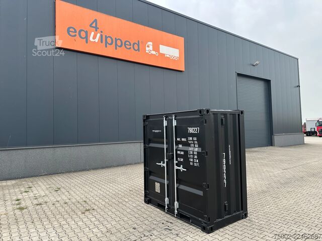 Kontener Shanghai Shengji NEW 4FT DV container / RAL 9005 (black) / 4x av...