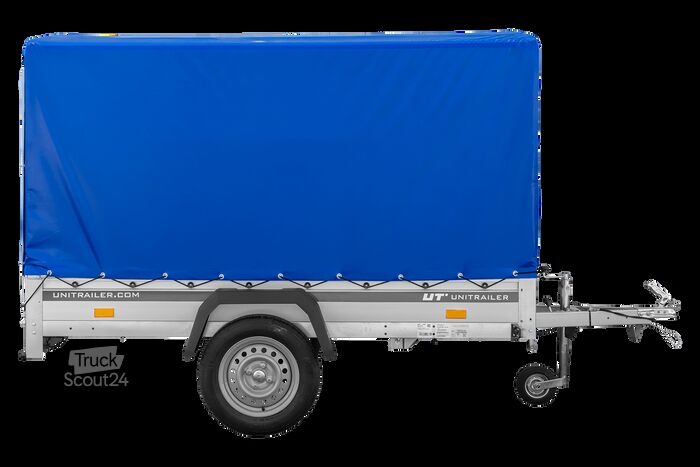автомобилен ремарке Unitrailer Garden 230 KIPP ALU mit H1100 Hochplane