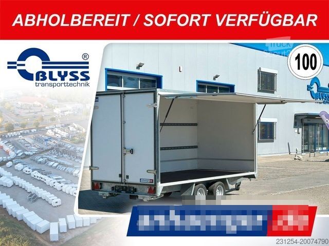 Rimorchio a cassetta BLYSS FC2036HTD Kofferanhänger 360x180x180cm 2000kg