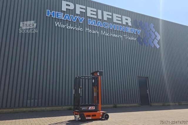 Kloubová teleskopická pracovní plošina JLG PECOLIFT PUSH AROUND, 3.50m Working Height, Own We