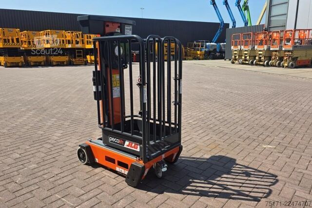 Kloubová teleskopická pracovní plošina JLG PECOLIFT PUSH AROUND, 3.50m Working Height, Own We