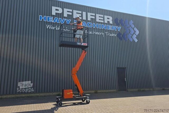 Kloubová teleskopická pracovní plošina JLG Power Tower PUSH AROUND, 5.10m Working Height, Own