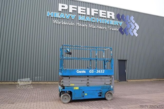 Scherenhebebühne Genie GS2632 Electric, 10m Working Height, 227kg Capacit