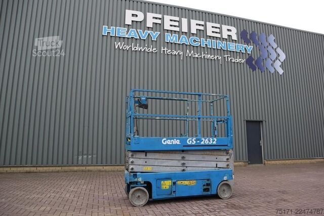Scherenhebebühne Genie GS2632 Electric, 10m Working Height, 227kg Capacit