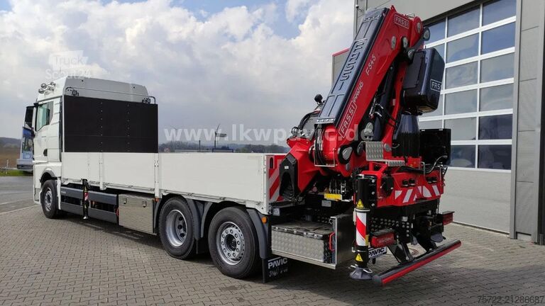 Kranwagen MAN TGX 26.540 6x2-4 LL Containerpritsche/Fassi 545