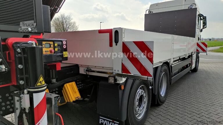 Kranwagen MAN TGX 26.540 6x2-4 LL Containerpritsche/Fassi 545