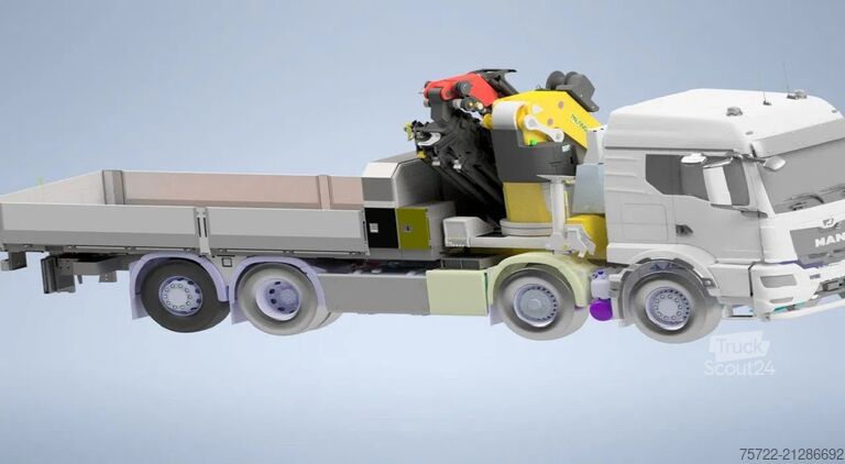 Kranwagen MAN TGS 35.540 8x2H-6 BL Pritsche Palfinger 92002-SH