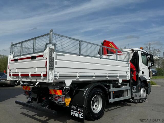 Benne à 3 côtés MAN TGM 18.320 4x2 BB 3-Seiten Krankipper Palfinger