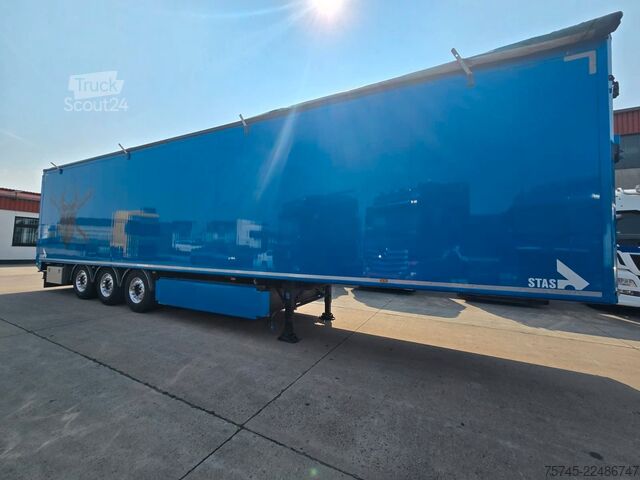 Kopperipuoliperävaunu STAS S300ZX * SCHUBBODEN * 2X LIFT * 2X PALETTENK. *