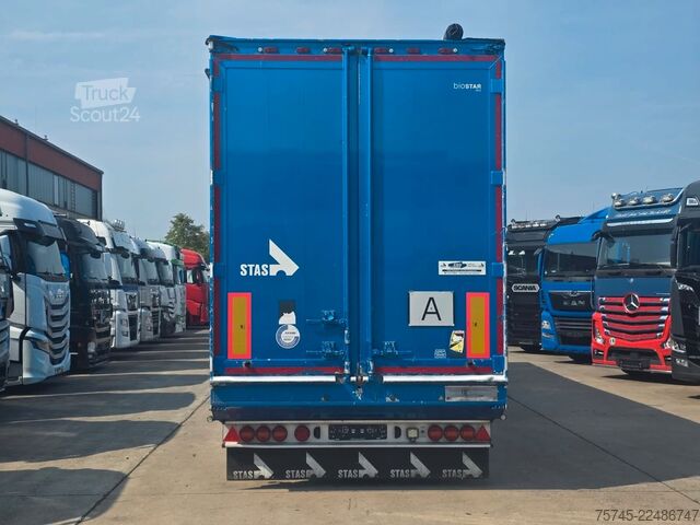 Kopperipuoliperävaunu STAS S300ZX * SCHUBBODEN * 2X LIFT * 2X PALETTENK. *
