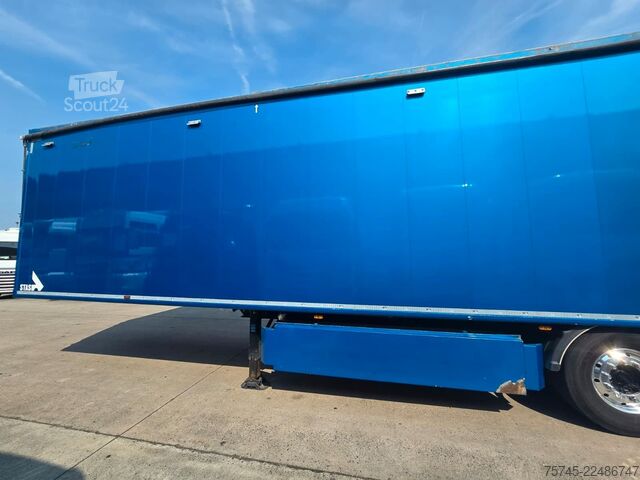 Kopperipuoliperävaunu STAS S300ZX * SCHUBBODEN * 2X LIFT * 2X PALETTENK. *