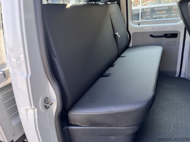 Platformwagen met kraan Volkswagen Transporter 2.0 TDI L2H1 DC Laadkraan Airco Tre...