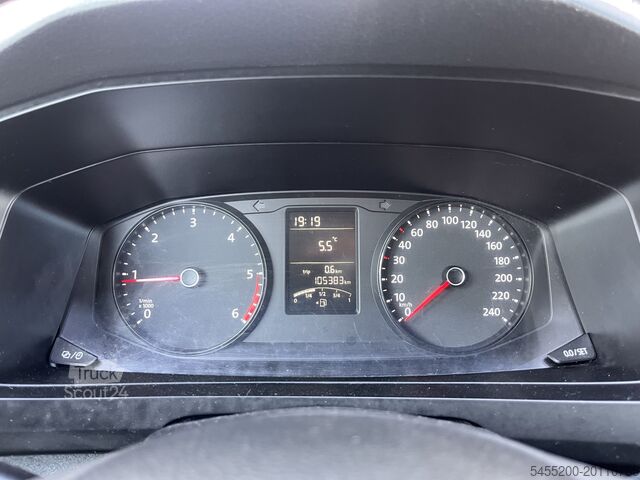 Platformwagen met kraan Volkswagen Transporter 2.0 TDI L2H1 DC Laadkraan Airco Tre...