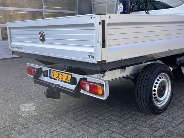 Vinçli platform kamyonu VW Transporter 2.0 TDI L2H1 DC Laadkraan Airco Tre...