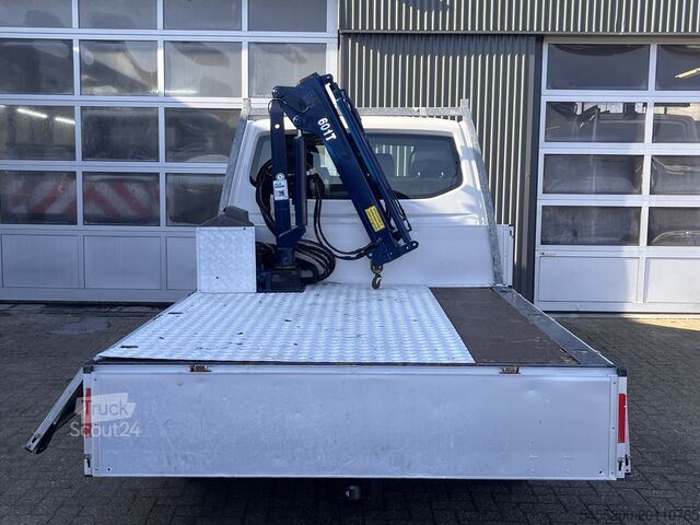 Vinçli platform kamyonu VW Transporter 2.0 TDI L2H1 DC Laadkraan Airco Tre...