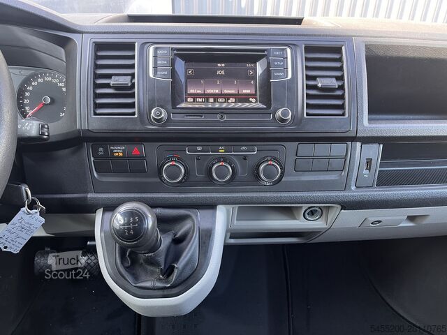 Vinçli platform kamyonu VW Transporter 2.0 TDI L2H1 DC Laadkraan Airco Tre...