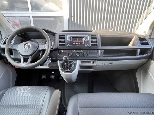 Vinçli platform kamyonu VW Transporter 2.0 TDI L2H1 DC Laadkraan Airco Tre...