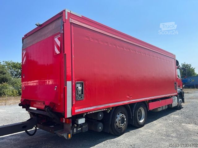 Valníkový nákladní automobil s plachtou MERCEDES-BENZ Antos 2540 L 6x2 Pritsche LBW Getränke 8,2m, 2to