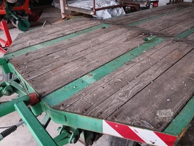 Žemagrindė platforma priekaba GOLDHOFER TÜ16/80 2-Achs Tieflader BPW Reifen+Bremsen 90%