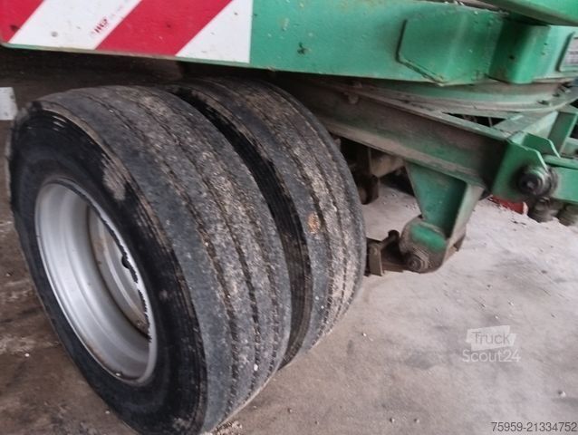 Žemagrindė platforma priekaba GOLDHOFER TÜ16/80 2-Achs Tieflader BPW Reifen+Bremsen 90%