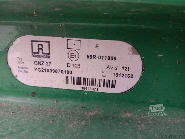 Žemagrindė platforma priekaba GOLDHOFER TÜ16/80 2-Achs Tieflader BPW Reifen+Bremsen 90%