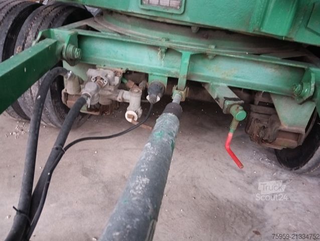 Žemagrindė platforma priekaba GOLDHOFER TÜ16/80 2-Achs Tieflader BPW Reifen+Bremsen 90%