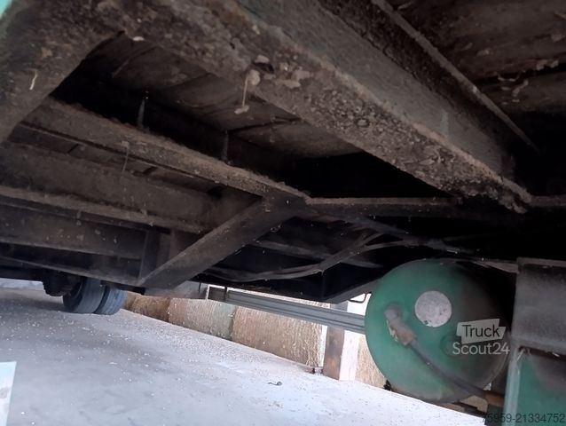 Žemagrindė platforma priekaba GOLDHOFER TÜ16/80 2-Achs Tieflader BPW Reifen+Bremsen 90%