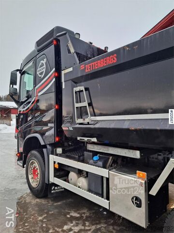 Kippiauto Volvo Fh16 650 6x4 Tipper Truck w/ Sørling Triple Traile