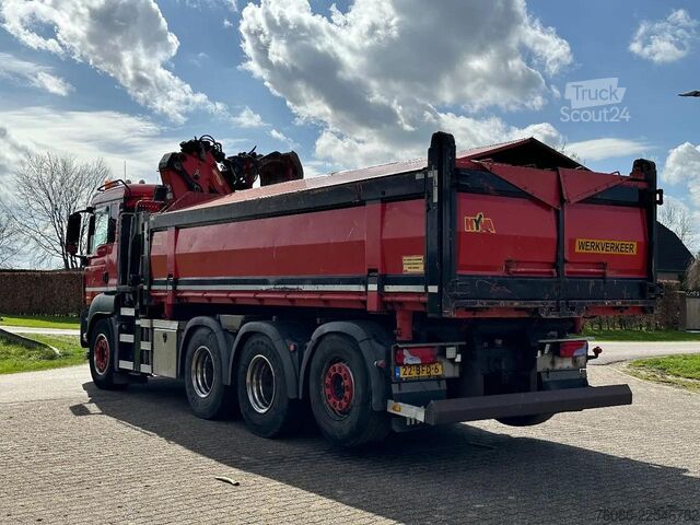 قلابة ذات 3 اتجاهات MAN TGS 35.400 8X4 TRIPLE!! EURO6!! Z-KRAAN/KIPPER!...