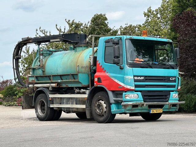 مركبة شفط DAF CF 75.250 WITH RAVO KZ7082/150 VACUUM / CHANNEL...