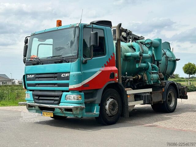 مركبة شفط DAF CF 75.250 WITH RAVO KZ7082/150 VACUUM / CHANNEL...