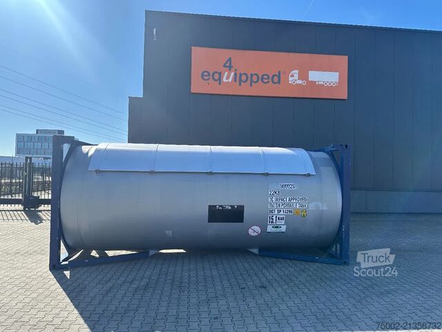 Conteneur-citerne Diversen 20FT ISO T50 Gastank / T50 / 25.000L / MAWP: 15...