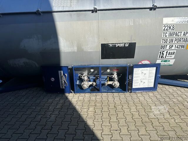 Conteneur-citerne Diversen 20FT ISO T50 Gastank / T50 / 25.000L / MAWP: 15...