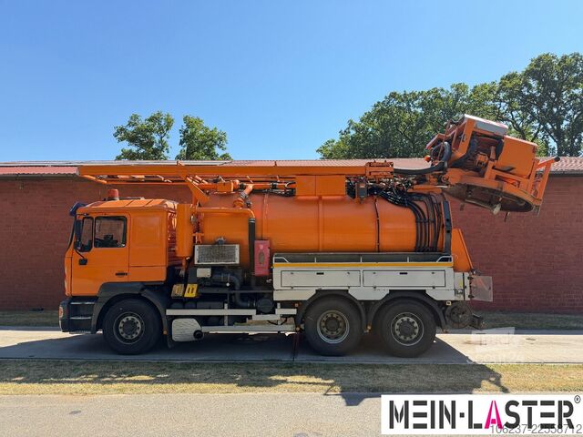 Вакуумен цистерна камион MAN 27.460 Müller Saug HD Spüler 13m³ +  FB