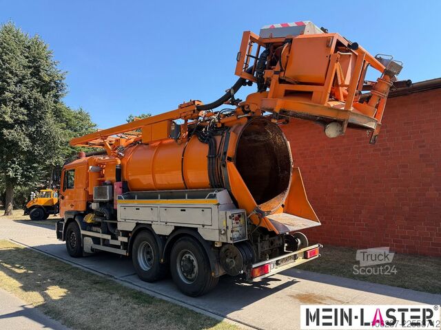 Вакуумен цистерна камион MAN 27.460 Müller Saug HD Spüler 13m³ +  FB